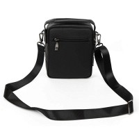 Мужская кожаная сумка через плечо BRETTON 407-152 black