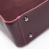 Женская замшевая сумка ALEX RAI 8773-220 bordo