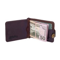 Зажим для купюр Hi Art «Mehendi Classic» MC-01 Crystal Brown Silk