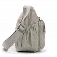 Летняя тканевая сумка Jielshi  3747 beige