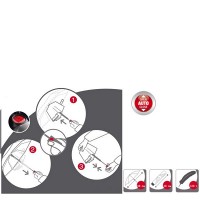 Зонт автоматический Knirps T.200 Men's Prints Pattern Kn95 3201 7601