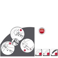 Зонт женский механический Knirps TS.010 Red Kn95 4010 1510