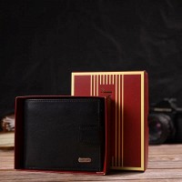 Мужской кожаный кошелек  CANPELLINI 21880 