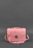 Женская кожаная сумка-кроссбоди Lola  BlankNote розовая - BN-BAG-35-PINK