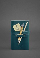 Кожаный блокнот софт-бук BlankNote 1.0 Зеленый Краст BN-SB-1-ST-MALACHITE
