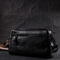 Молодежная женская кожаная сумка через плечо Vintage 22375 