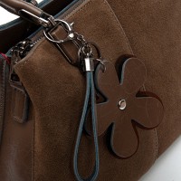 Женская замшевая сумка ALEX RAI 385 khaki