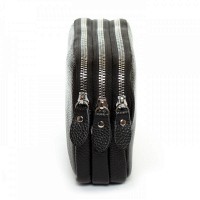 Молодежный клатч из кожи ALEX RAI BM 60061-HA-1 black