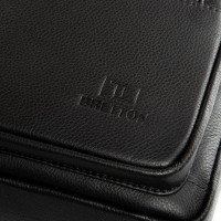 Мужская кожаная сумка через плечо BRETTON 5015-6L black