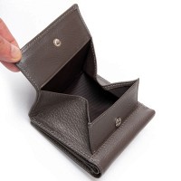 Женский кожаный кошелек Bright DR. BOND WS-219 gray