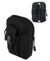 Сумка-велобагажник из полиэстера черного цвета TRAUM 7019-30