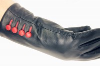 Женские кожаные сенсорные перчатки Shust Gloves 703