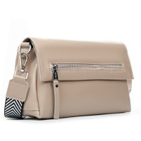 Женская кожаная сумка ALEX RAI 8159 l.beige