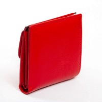 Женский кожаный кошелек Bright DR. BOND WS-33 red