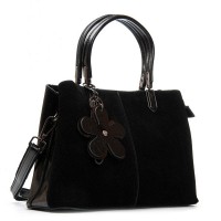 Женская замшевая сумка ALEX RAI 385 black