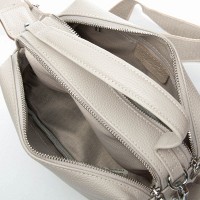 Женская кожаная сумка ALEX RAI 99128 beige