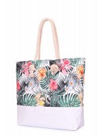 Летняя тканевая сумка POOLPARTY palmbeach-tropic