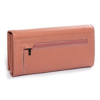 Женский кожаный кошелек Classik  DR. BOND W502-2 pink