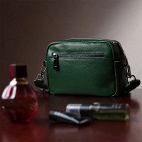 Молодежная женская кожаная сумка через плечо Vintage 22635 