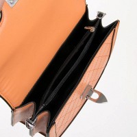 Женский клатч из кожезаменителя FASHION 01-06 17033 orange