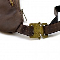 Мужская кожаная сумка бананка, сумка напоясная TARWA RC-3035-3md