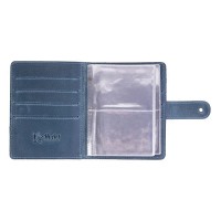 Кожаный картхолдер Hi Art «7 wonders of the world» CH-06 Shabby Lagoon