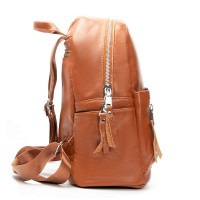 Женский кожаный рюкзак ALEX RAI 8635-9 camel