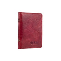 Обложка для документов из кожи HiArt AD-03 красная