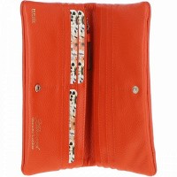 Женский кожаный кошелек Ashwood J56 MANDARIN с RFID защитой