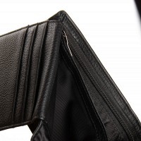 Мужской кожаный кошелек BE BRETTON 163-ND16A black