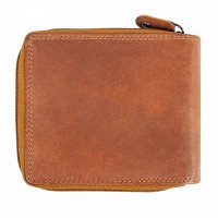 Кожаный мужской кошелек Ridgeback JBNC43MN Tan (Рыжий)