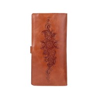 Коньячный Тревел-кейс из кожи Hi Art TC-01 Mehendi Classic