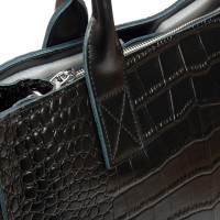 Женская кожаная сумка через плечо ALEX RAI 8804 black