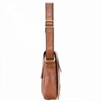 Мужская кожаная сумка Visconti S7 Messenger Bag A5 Lee (Tan)