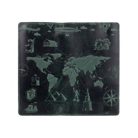 Кожаное портмоне Hi Art 7 wonders of the world WP-05-S19-5920-T002