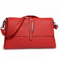 Женская кожаная сумка ALEX RAI 99104 red