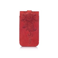Ключница из кожи HiArt KH-03 Shabby Red Berry Mehendi Classic