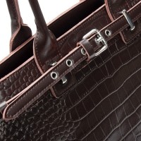 Женская кожаная сумка ALEX RAI 00108 brown