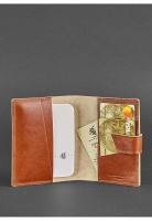  Обложка для паспорта BlankNote 4.0 коньяк bn-op-4-k
