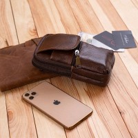 Кожаная сумка на пояс Vintage 20352