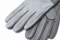 Женские комбинированные перчатки Shust Gloves серые 794s1 S