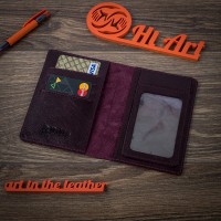 Обложка-органайзер для документов из кожи HiArt Mehendi Classic PC-03-C19-1718-T006