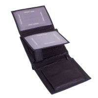 Кожаный кошелек DNK LEATHER DNKN4-CCF-black