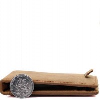 Мужской кожаный зажим для купюр Vintage 14532