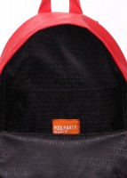 Городской рюкзак из кожзама POOLPARTY red