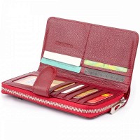 Женский кожаный кошелек ST Leather 19307 Бордовый