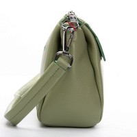 Женская кожаная сумка ALEX RAI 8721-9 green