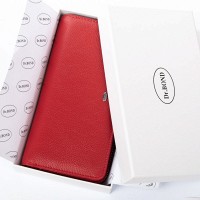 Женский кожаный кошелек Classik  DR. BOND WN-23-21 red