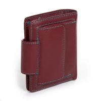 Женский кожаный кошелек Rainbow DR. BOND WRS-415-1 wine red