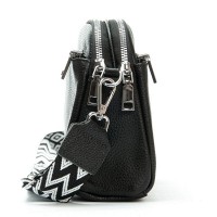 Женский молодежный кожаный клатч ALEX RAI 99092 black